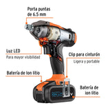 Rotomartillo y destornillador de impacto inalámbrico 20 V, Truper 102202