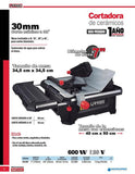 Cortadora de cerámica 7" 600W Urrea CC707