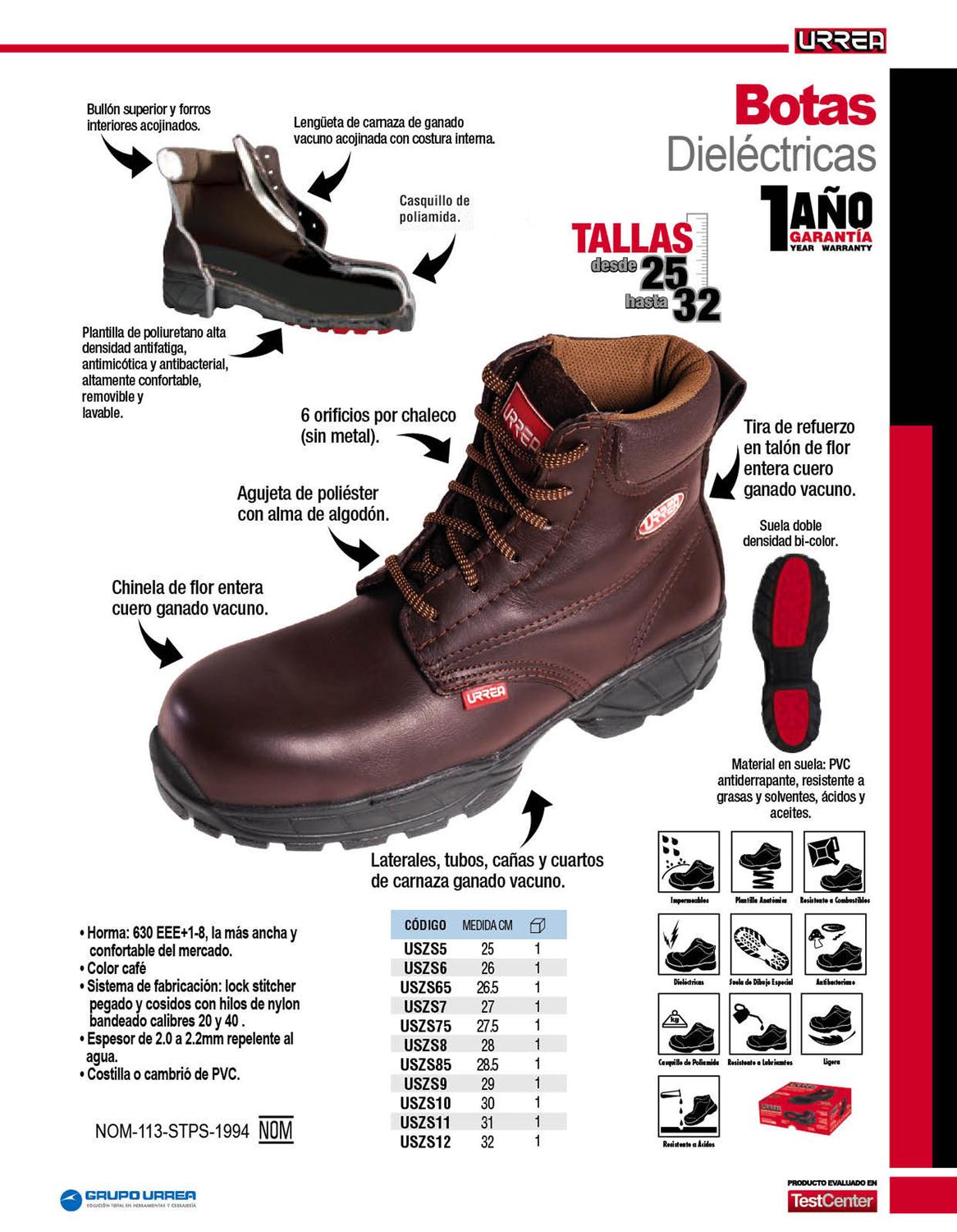 Poliamida Botas Dielectricas Urrea HOT Urrea Botas De Seguridad