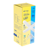 Lámpara LED 32W tipo ventilador, 4 aspas ajustables, Volteck 26124