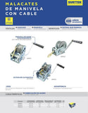 Thirfors con cable 300 kg Surtek MMC1