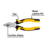 Pinza para electricista 6' mango Comfort Grip, Pretul 27156