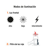 Lámpara de LED 900 lm recargable alta potencia, Truper 102404
