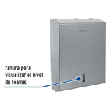 Dispensador de acero inox. para toallas de papel, Foset 47933