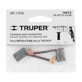 Bolsa con 2 carbones de repuesto para ROTO-1/2A9, Truper 14672