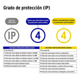 Arbotante decorativo de LED 5 W 1 spot luz cálida, Volteck 46128
