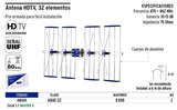 Antena aérea para exterior, 32 elementos Volteck 48169