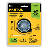 Linterna de minero 90 lm recargable, Pretul 29088