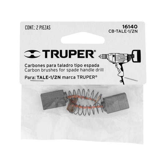 Bolsa con 2 carbones de repuesto para TALE-1/2N, Truper 16140