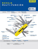 Navaja multifunción 21 en 1 Surtek 120530