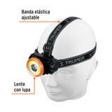 Linterna de minero LED/COB 80 lm recargable, Truper 102150