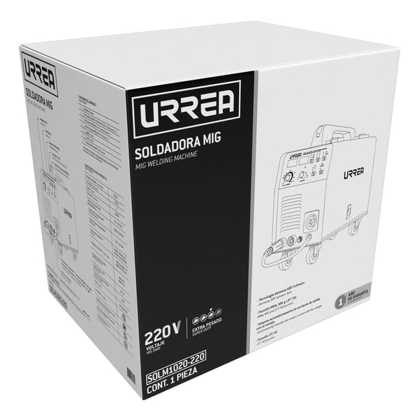 Soldadora microalambre 200 A 220 V, Urrea SOLM1020-220