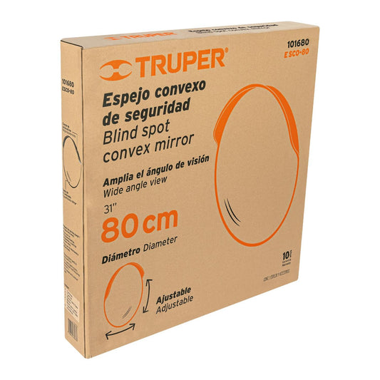Espejo convexo de 80 cm Truper 101680