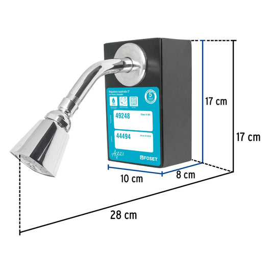 Exhibidor con regadera R-501, Foset 55708