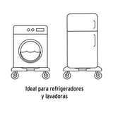 Base con ruedas ajustable para línea blanca, Fiero 49301