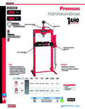 Prensa hidroneumatica 20 toneladas Urrea 2473
