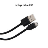 Linterna LED recargable de aluminio, 650 lúmenes Truper 101330