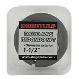 DADO REDONDO 1-1/2 NPT 3/8"-18 TUBO AAC, DOGOTULS SQ1046