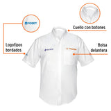 Camisa blanca para caballero, manga corta talla XG, Truper 60367