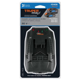 Cargador de baterías ion litio Truper MAX de 20 V Truper 101408