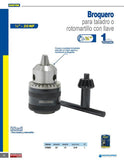 Broquero 3/8" con llave 1/2-20NF Surtek 119401