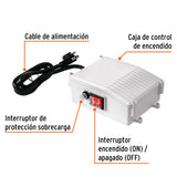 Caja de control para bomba tipo bala 1 HP, Truper 102709