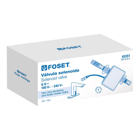 Válvula solenoide para llave de sensor LLS-L Foset 45351