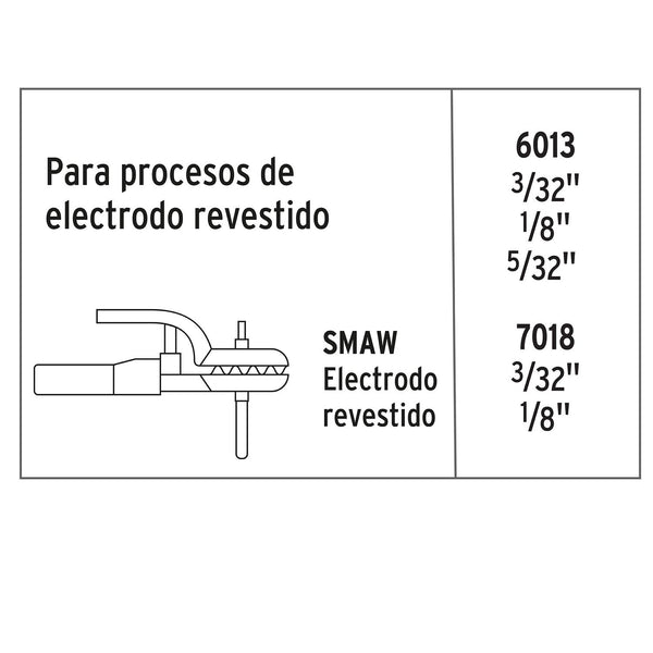 Mini soldadora inversora 130 A, 127V, Truper 102322