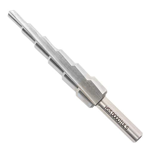 DOGOTULS broca escalonada m2 1/8"-1/2" zn 1/4" PT1100